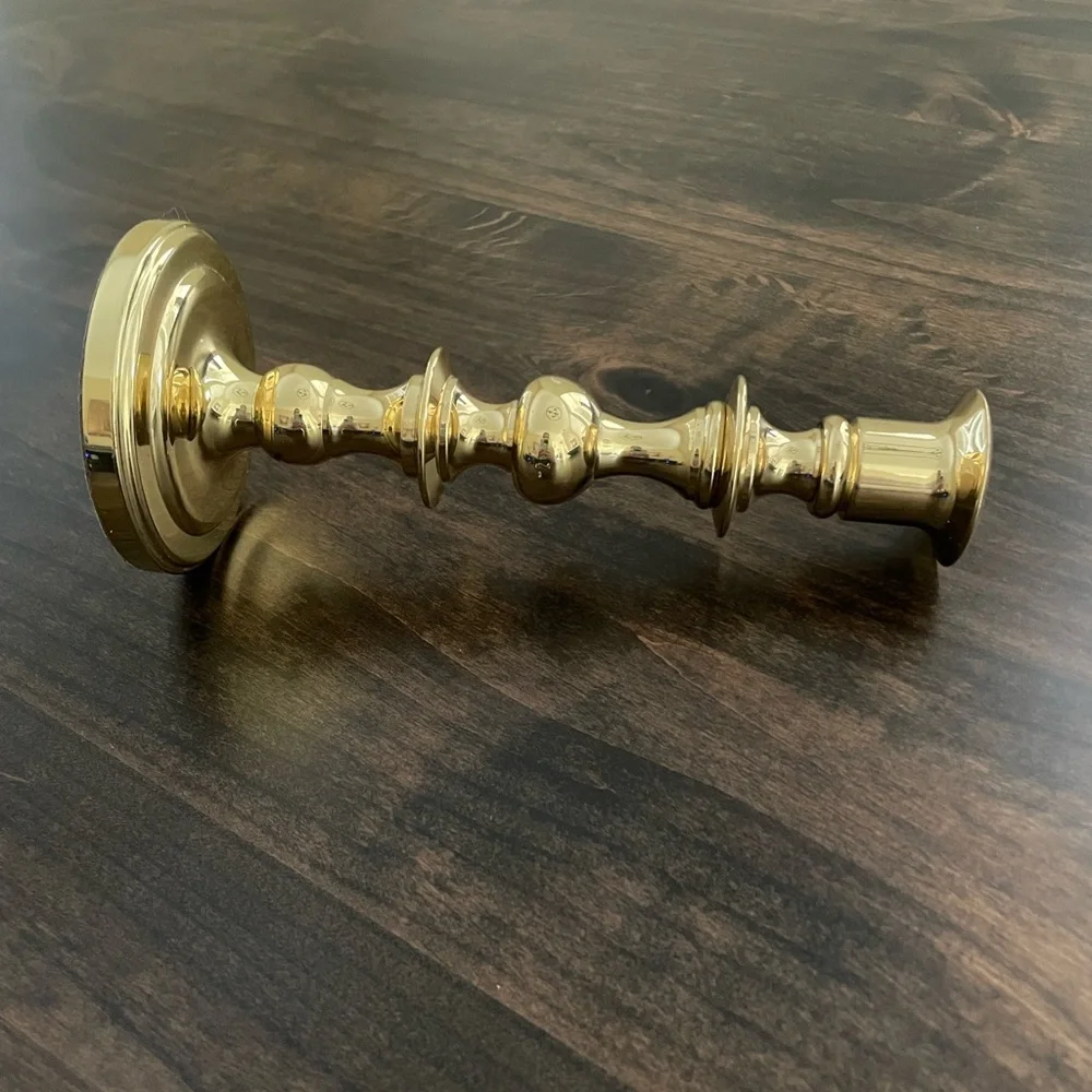 Vintage Baldwin Brass Candle Holder 7 1/2”